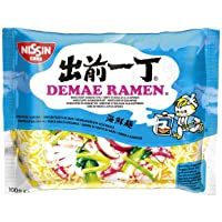 Nissin Instant Noodles Demae Seafood - Paquete de 30 x 100 gr - Total: 3000 gr